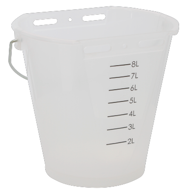 Süt İçirme Kovası (Şeffaf Beyaz)