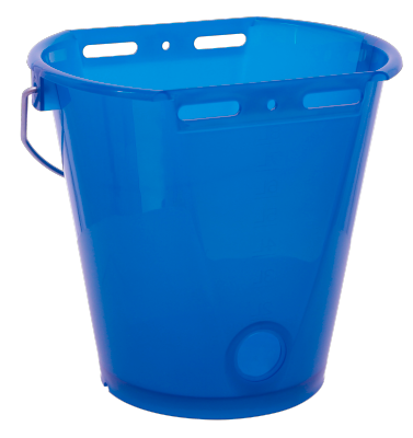 Süt İçirme Kovası (Şeffaf Mavi)