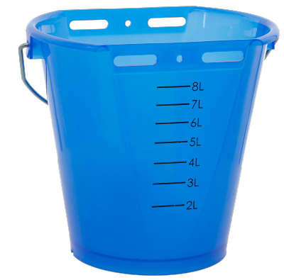 Süt İçirme Kovası (Şeffaf Mavi)