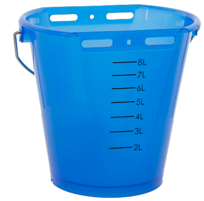 Süt İçirme Kovası (Şeffaf Mavi)