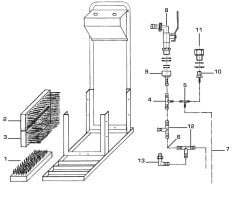 Kerbl Ayak Temizleme Fırçası Yedek Alt Fırça
