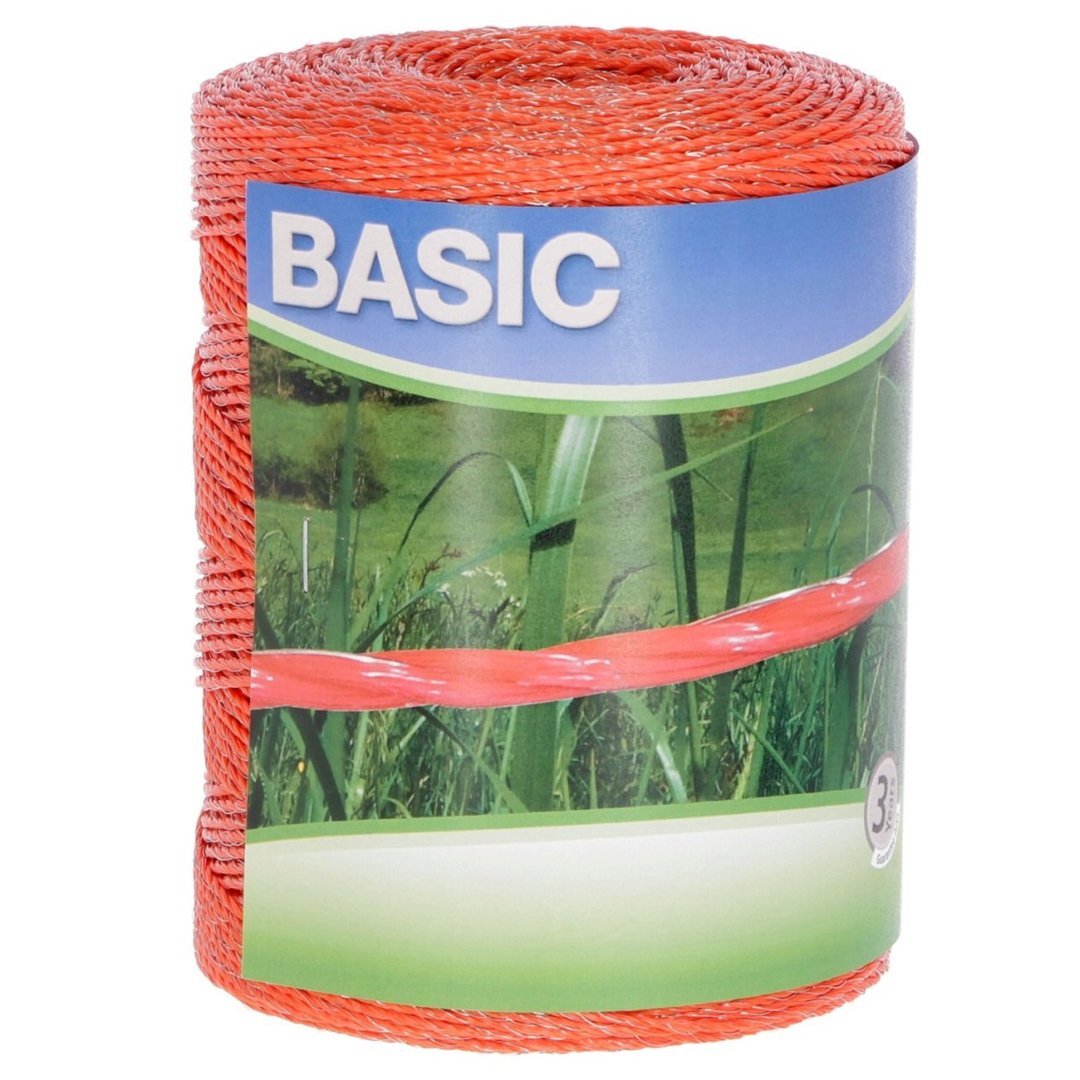 Kerbl Turuncu Basic Politel Elektrikli Çit Teli 500 m